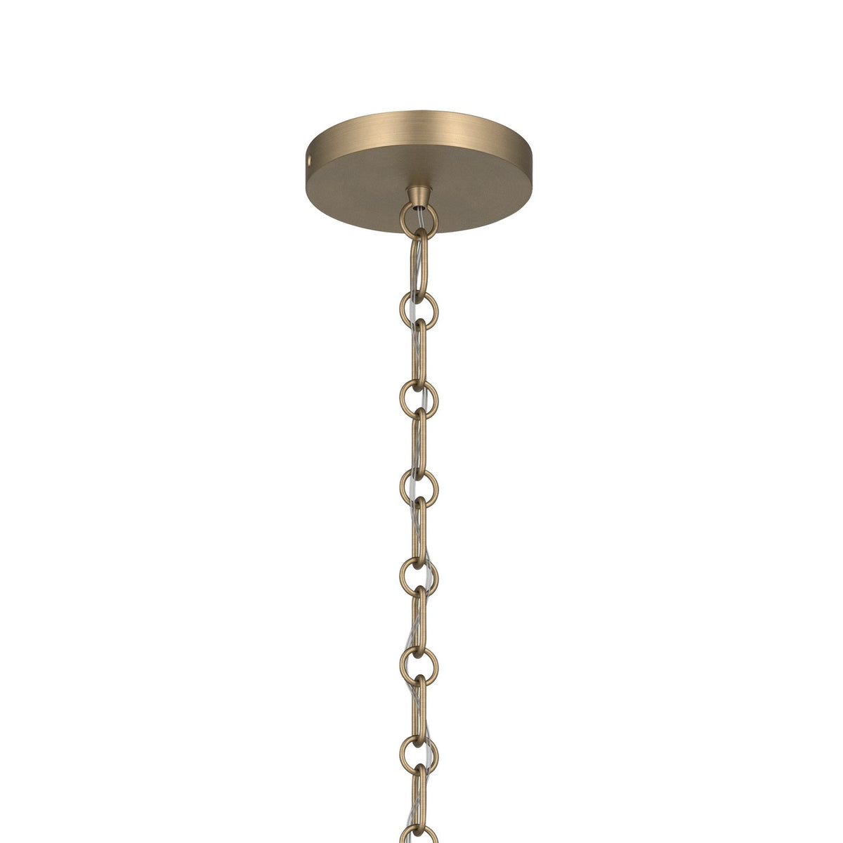 KICHLER 52854CPZBK Palmela Four Light Chandelier/Semi Flush
