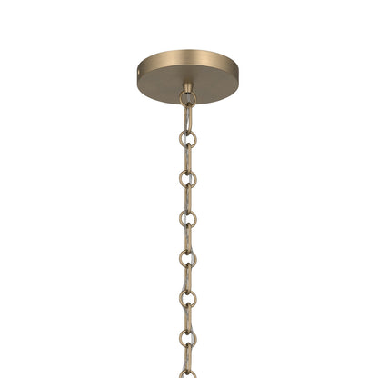 KICHLER 52854CPZBK Palmela Four Light Chandelier/Semi Flush
