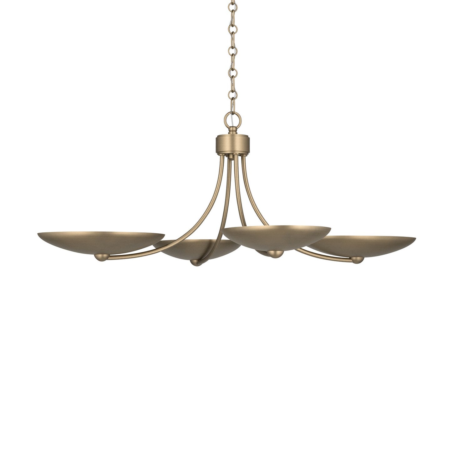 KICHLER 52854CPZ Palmela Four Light Chandelier/Semi Flush