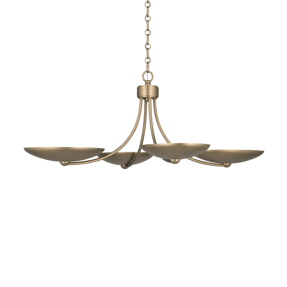 KICHLER 52854CPZ Palmela Four Light Chandelier/Semi Flush