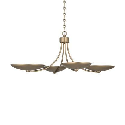 KICHLER 52854CPZ Palmela Four Light Chandelier/Semi Flush