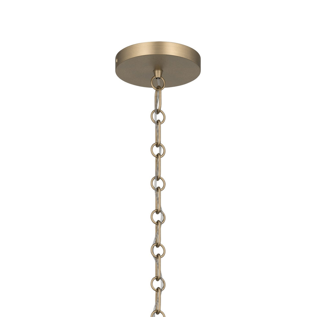 KICHLER 52854CPZ Palmela Four Light Chandelier/Semi Flush