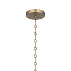KICHLER 52854CPZ Palmela Four Light Chandelier/Semi Flush