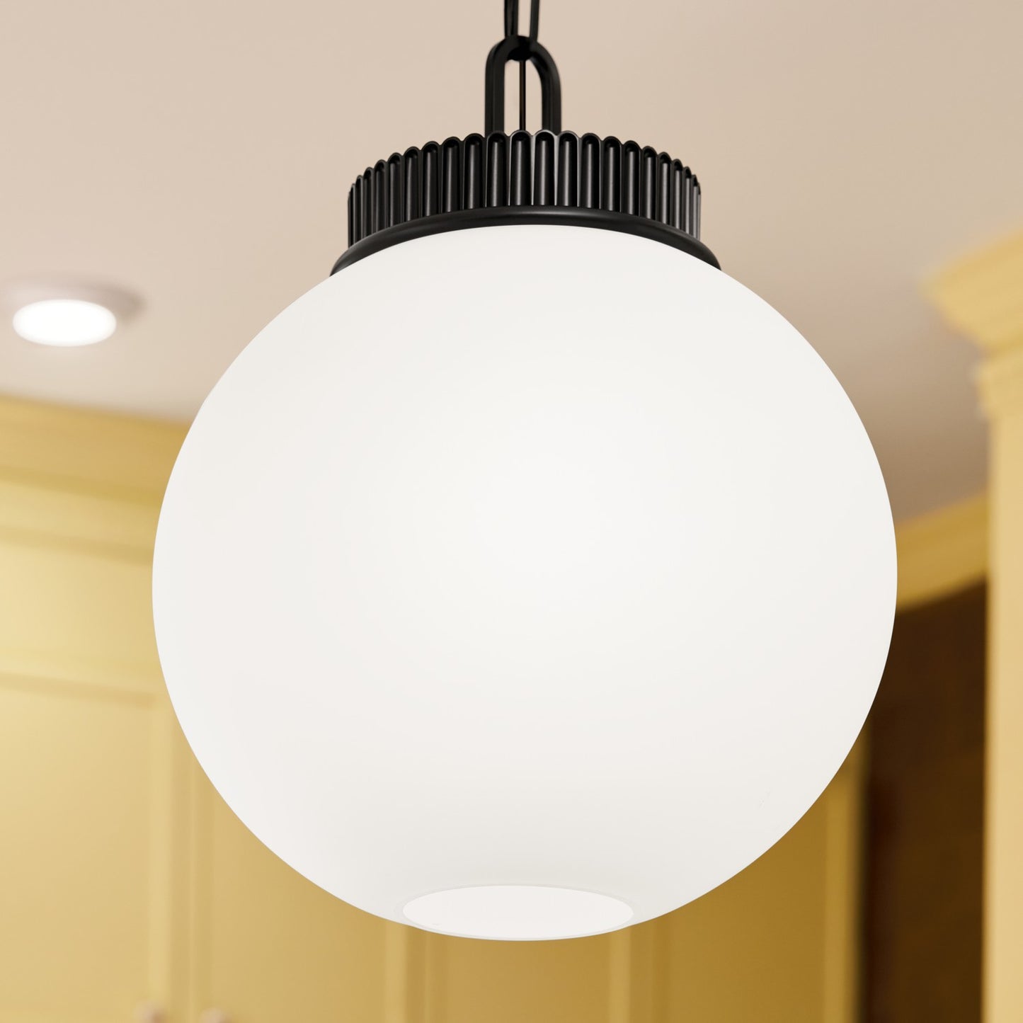 KICHLER 52867BK Andorra One Light Pendant