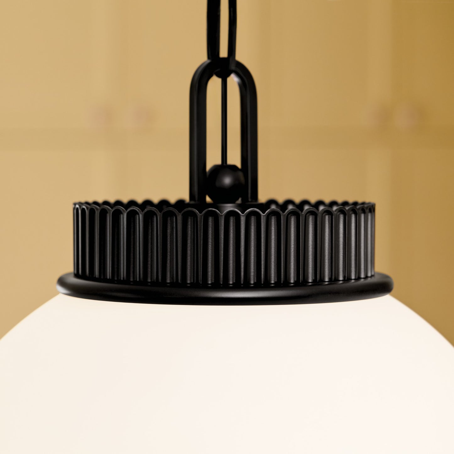 KICHLER 52867BK Andorra One Light Pendant