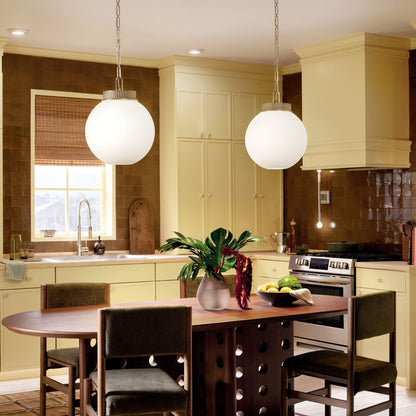 KICHLER 52867CPZ Andorra One Light Pendant