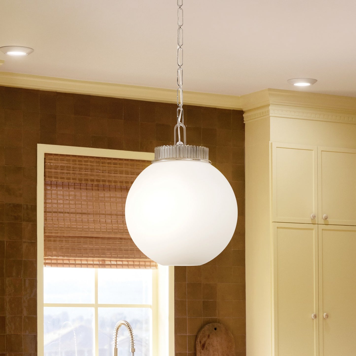 KICHLER 52867PN Andorra One Light Pendant