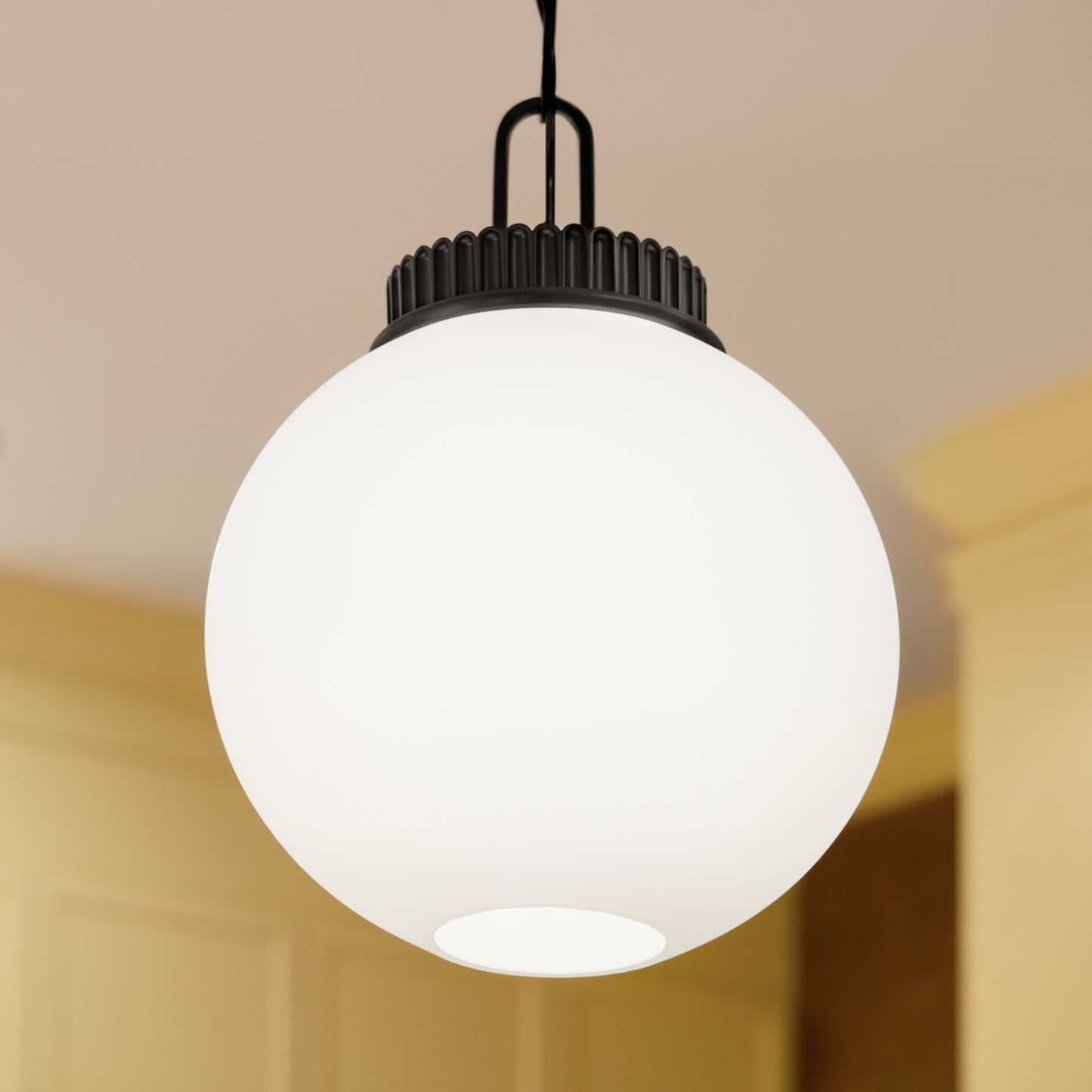 KICHLER 52866BK Andorra One Light Pendant