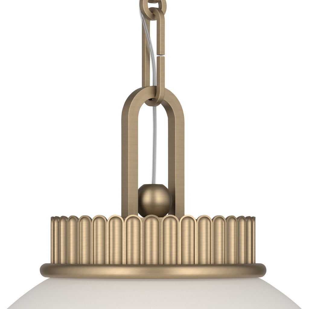 KICHLER 52866CPZ Andorra One Light Pendant