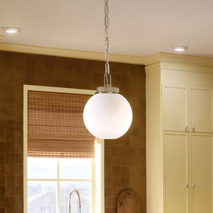 KICHLER 52866CPZ Andorra One Light Pendant
