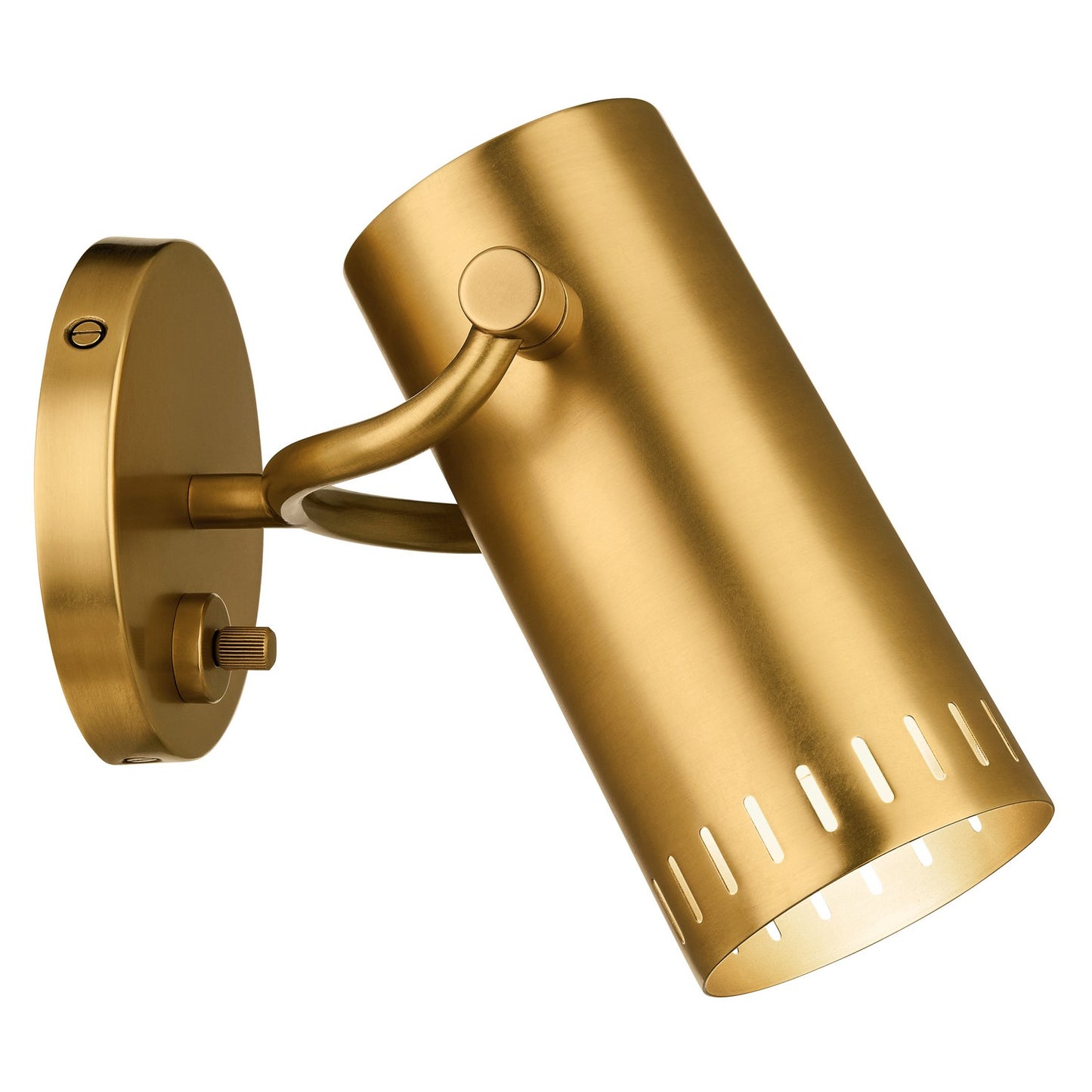 KICHLER 52840LBR Rhuel One Light Wall Sconce