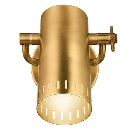 KICHLER 52840LBR Rhuel One Light Wall Sconce