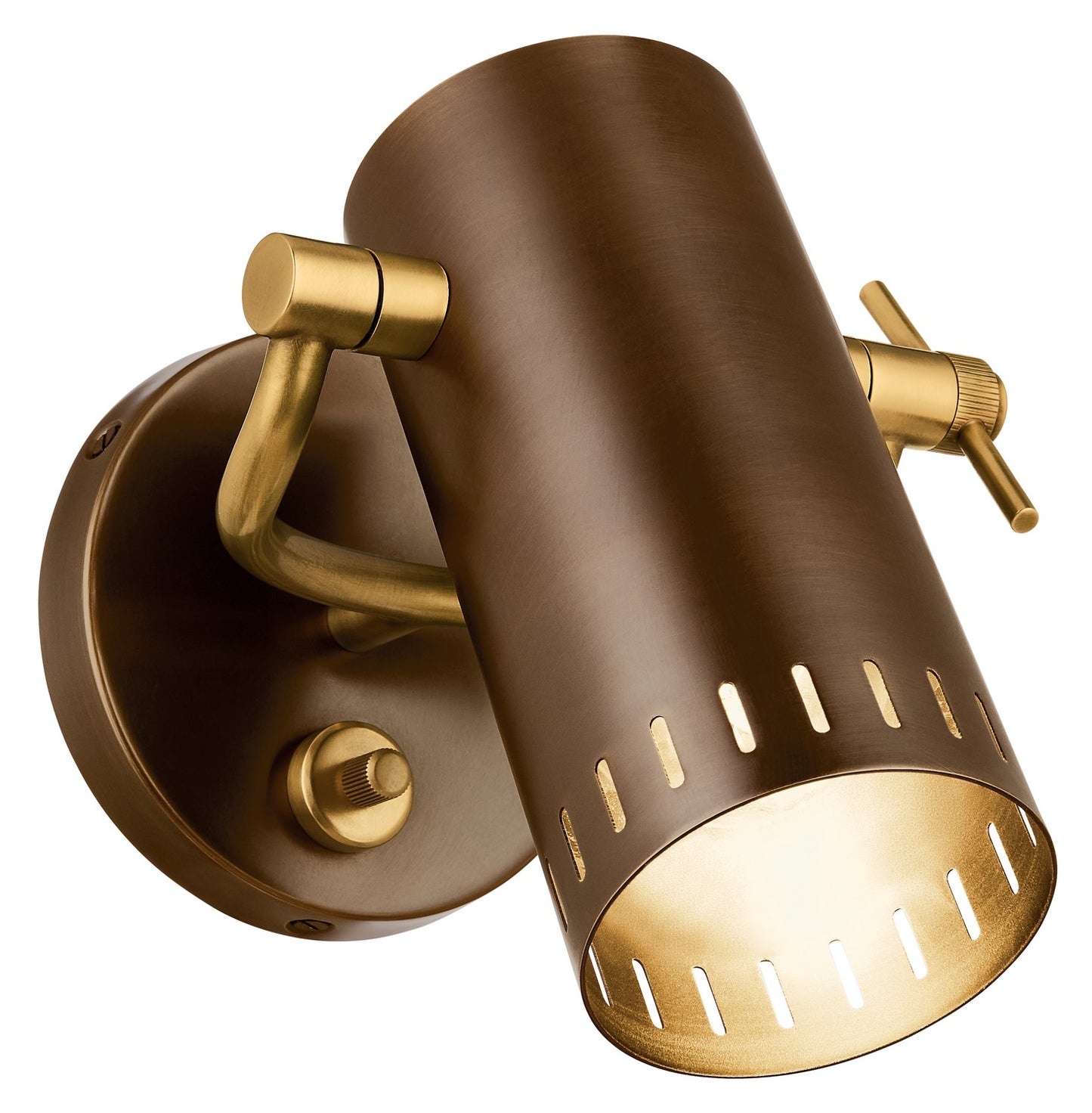 KICHLER 52840LBZ Rhuel One Light Wall Sconce
