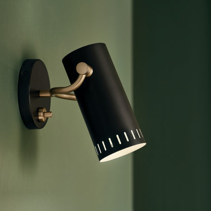 KICHLER 52840BK Rhuel One Light Wall Sconce