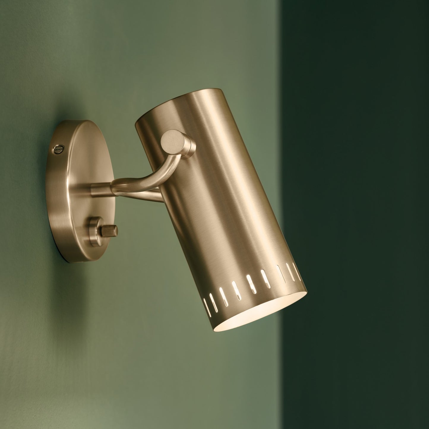 KICHLER 52840CPZ Rhuel One Light Wall Sconce
