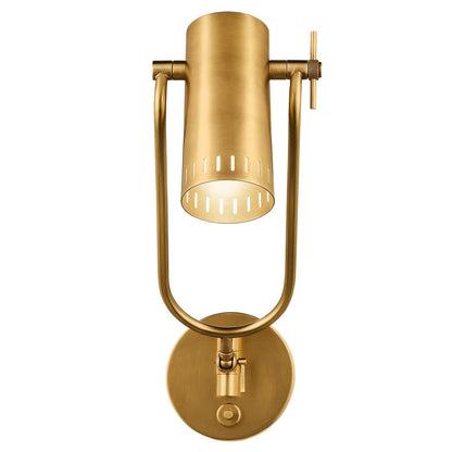KICHLER 52841LBR Rhuel One Light Wall Sconce