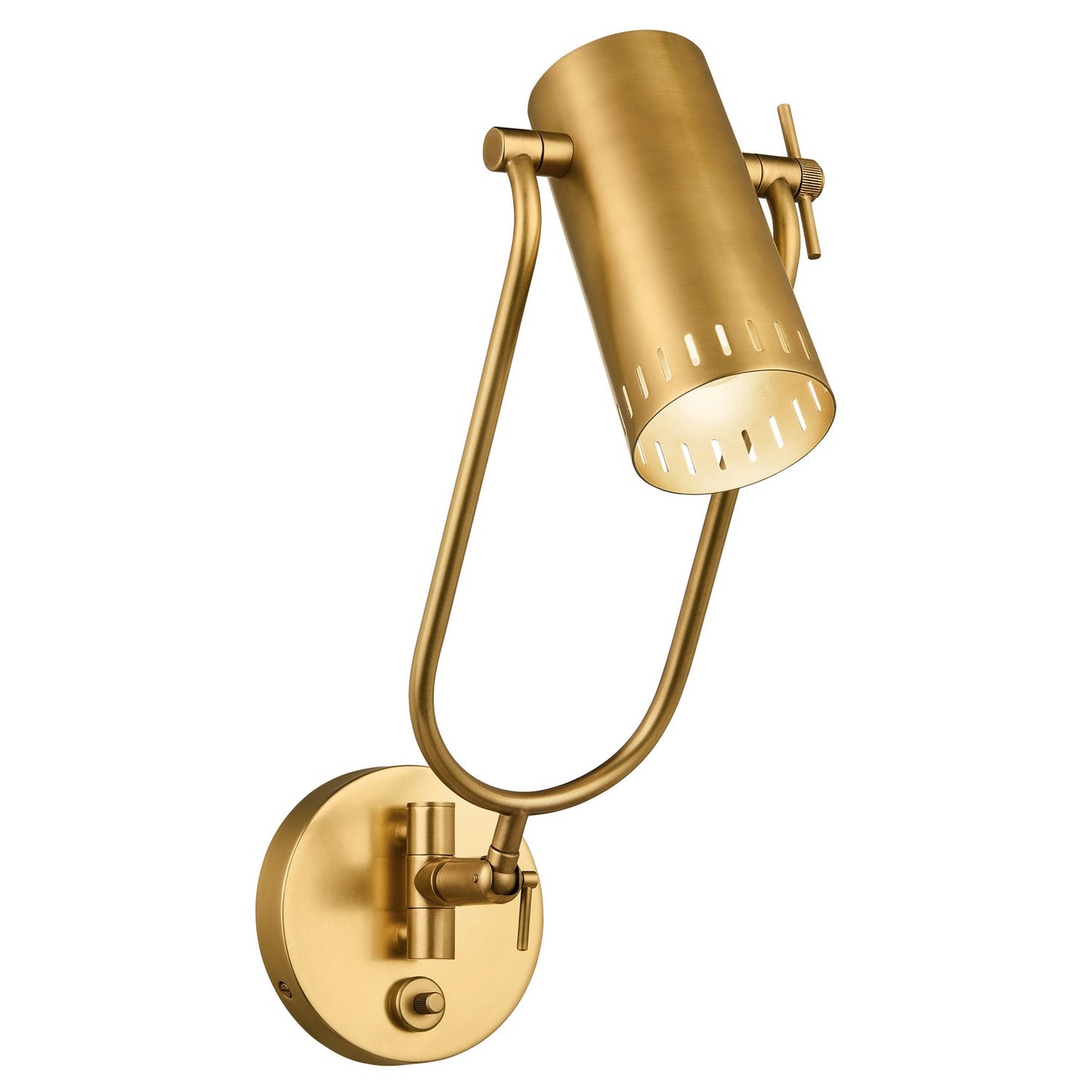 KICHLER 52841LBR Rhuel One Light Wall Sconce