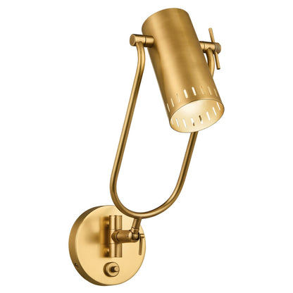 KICHLER 52841LBR Rhuel One Light Wall Sconce