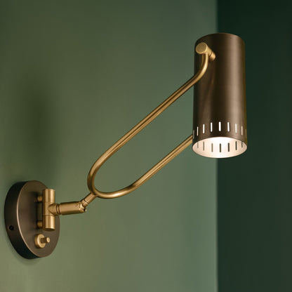 KICHLER 52841LBZ Rhuel One Light Wall Sconce