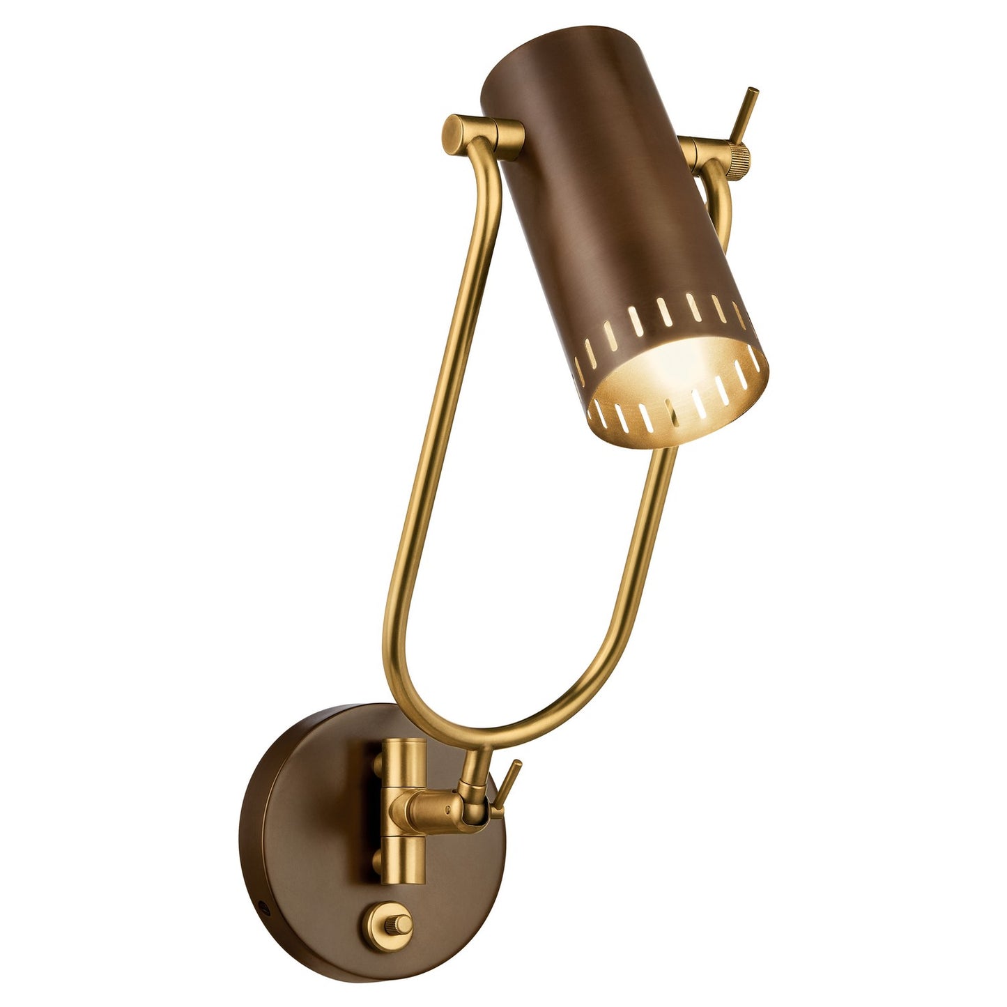 KICHLER 52841LBZ Rhuel One Light Wall Sconce