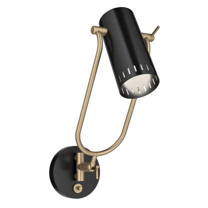 KICHLER 52841BK Rhuel One Light Wall Sconce