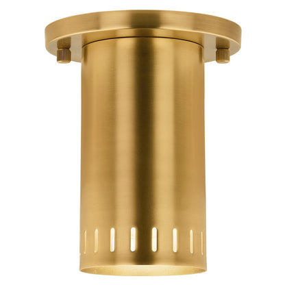 KICHLER 52842LBR Rhuel One Light Flush Mount