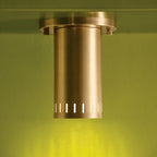 KICHLER 52842LBR Rhuel One Light Flush Mount