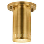 KICHLER 52842LBR Rhuel One Light Flush Mount