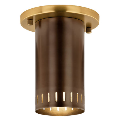 KICHLER 52842LBZ Rhuel One Light Flush Mount