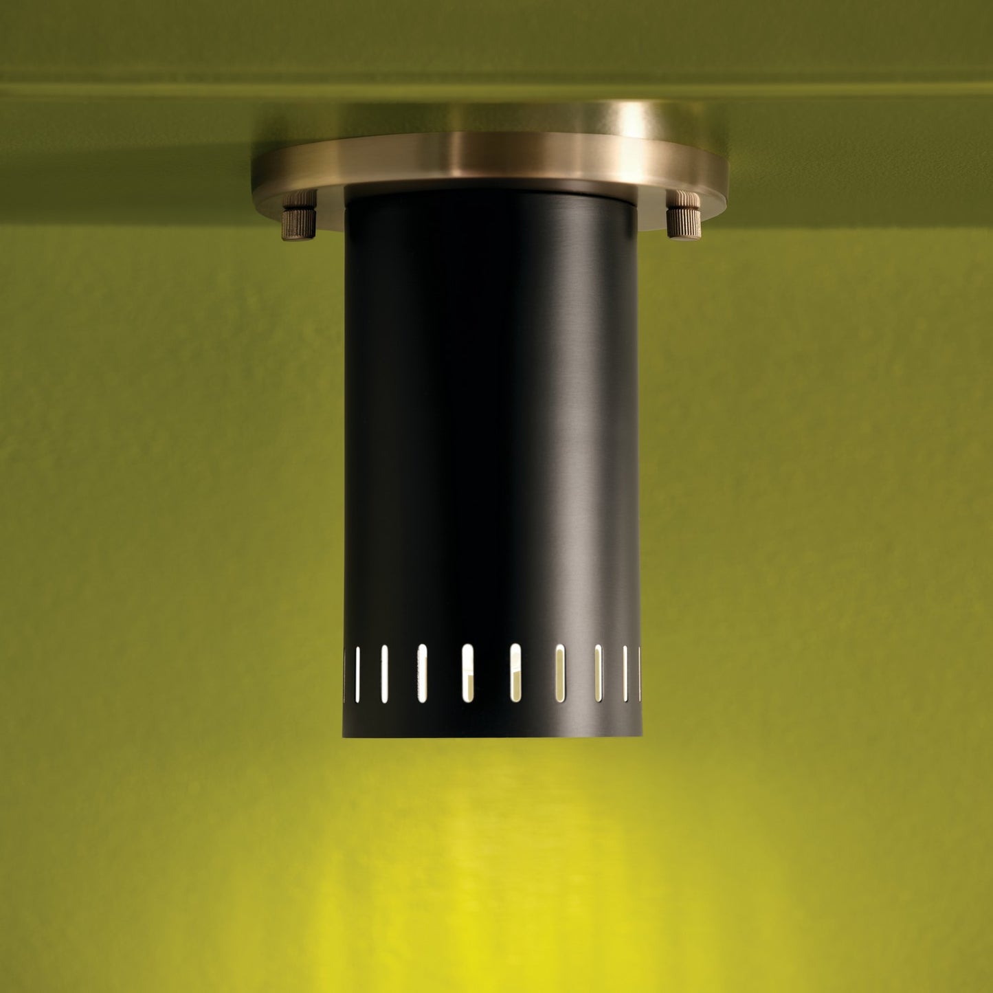 KICHLER 52842BK Rhuel One Light Flush Mount