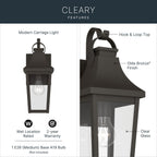 KICHLER 59193OZ Cleary One Light Outdoor Wall Mount