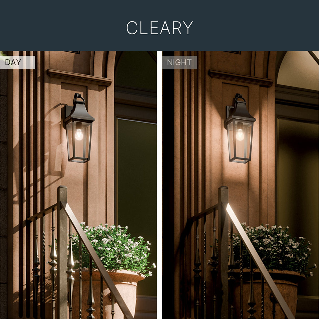 KICHLER 59194BKT Cleary One Light Outdoor Wall Mount