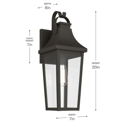 KICHLER 59194OZ Cleary One Light Outdoor Wall Mount