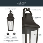 KICHLER 59194OZ Cleary One Light Outdoor Wall Mount