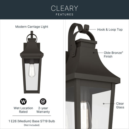 KICHLER 59194OZ Cleary One Light Outdoor Wall Mount