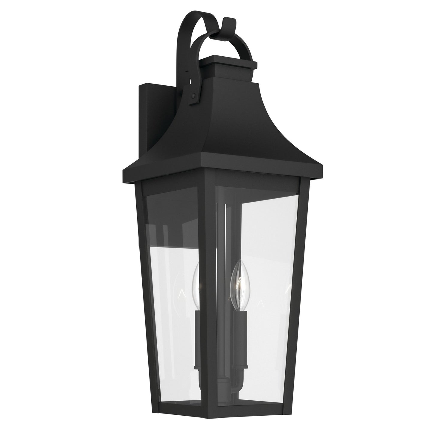 KICHLER 59195BKT Cleary Two Light Outdoor Wall Mount