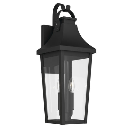 KICHLER 59195BKT Cleary Two Light Outdoor Wall Mount