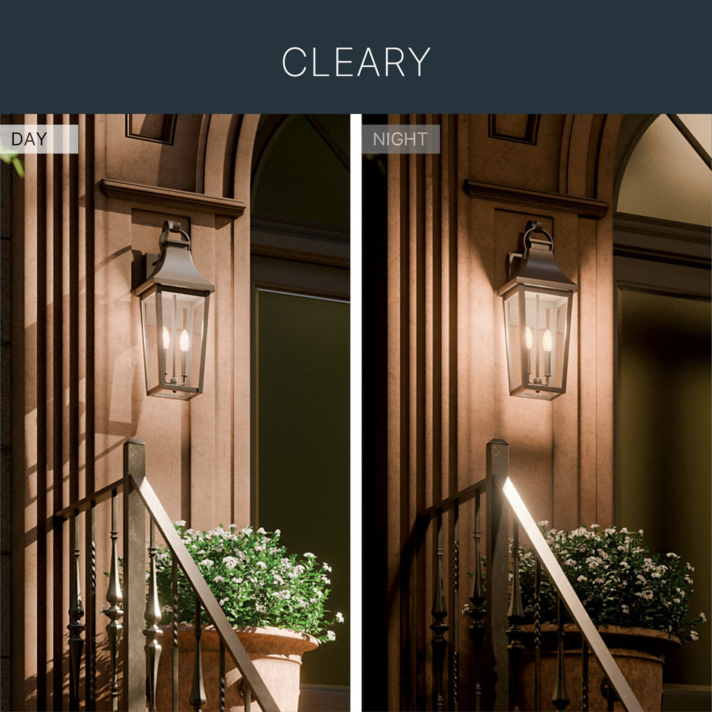 KICHLER 59195OZ Cleary Two Light Outdoor Wall Mount