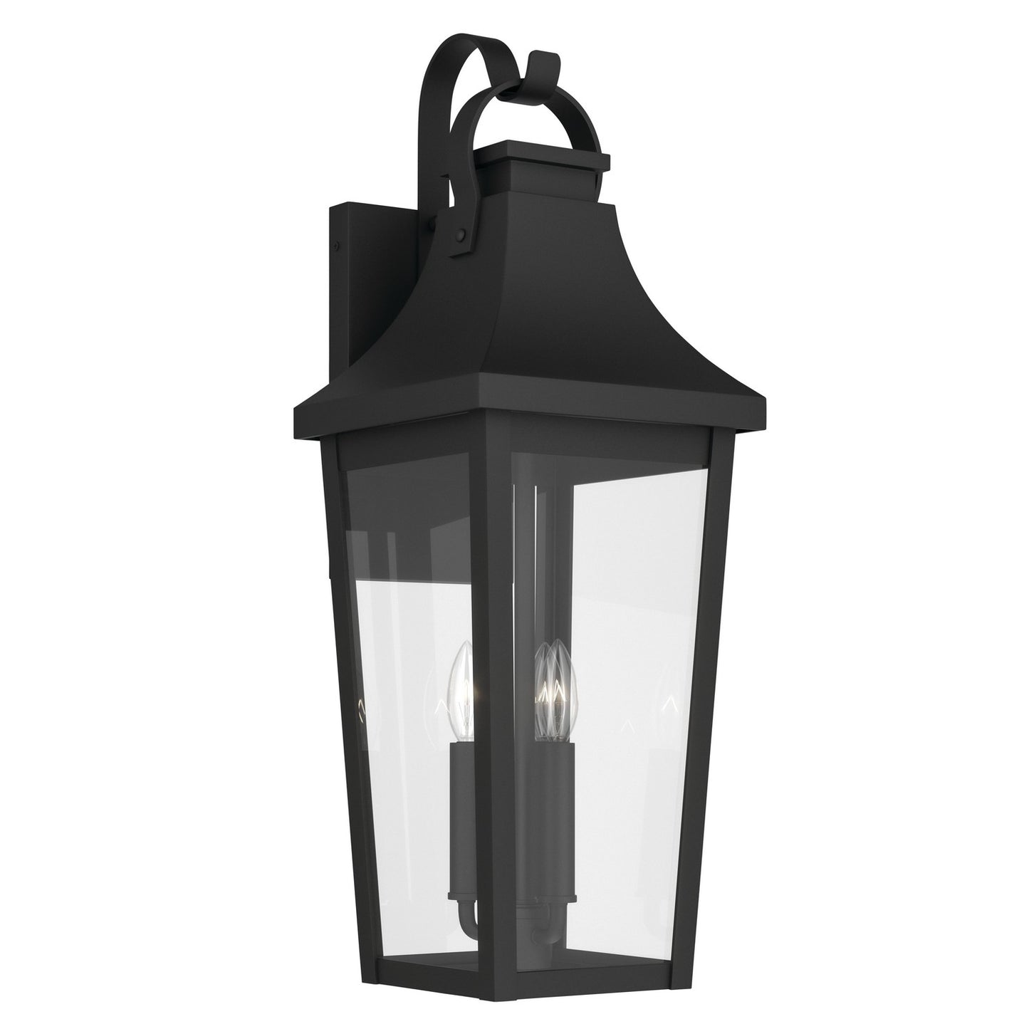 KICHLER 59196BKT Cleary Three Light Outdoor Wall Mount