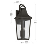 KICHLER 59196OZ Cleary Three Light Outdoor Wall Mount