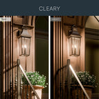 KICHLER 59196OZ Cleary Three Light Outdoor Wall Mount