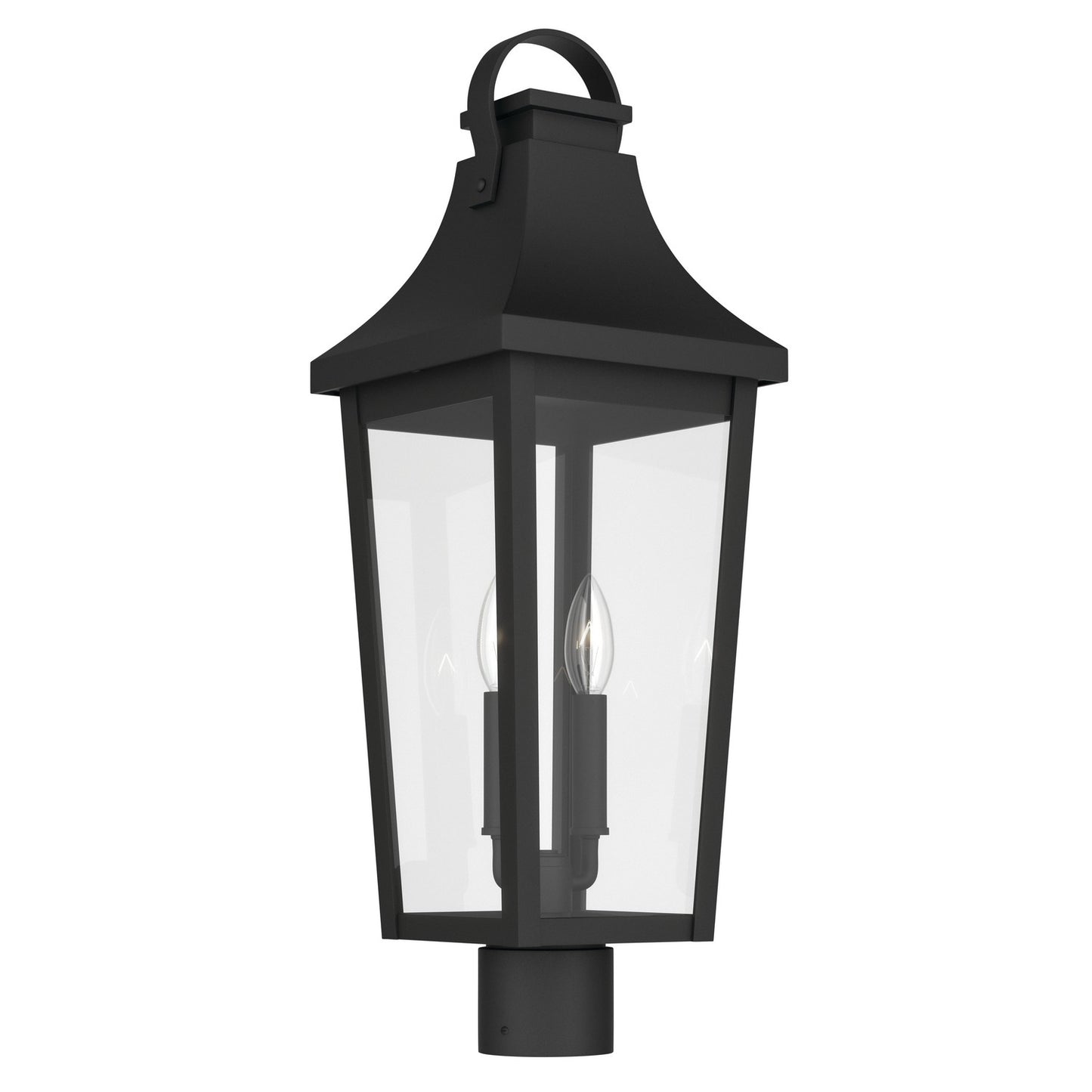 KICHLER 59197BKT Cleary Two Light Outdoor Post Mount