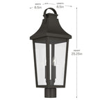 KICHLER 59197OZ Cleary Two Light Outdoor Post Mount