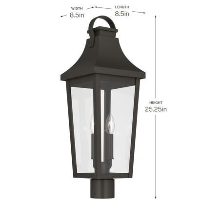 KICHLER 59197OZ Cleary Two Light Outdoor Post Mount