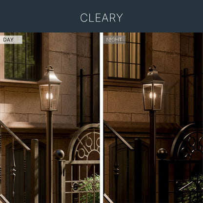KICHLER 59197OZ Cleary Two Light Outdoor Post Mount