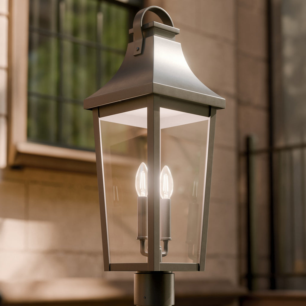 KICHLER 59197OZ Cleary Two Light Outdoor Post Mount