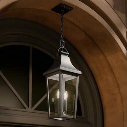 KICHLER 59198BKT Cleary Two Light Outdoor Pendant