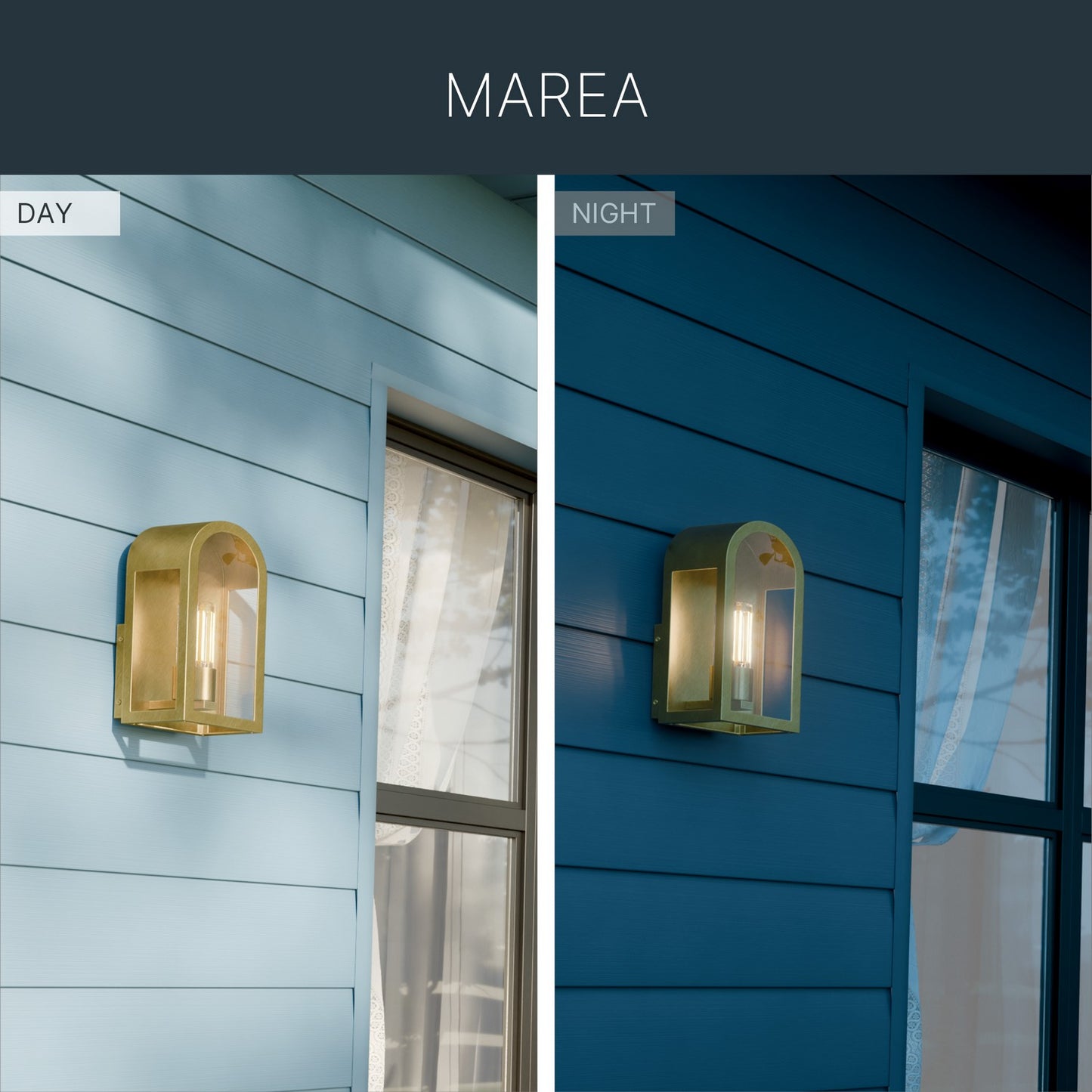 KICHLER 59200NBR Marea One Light Outdoor Wall Mount