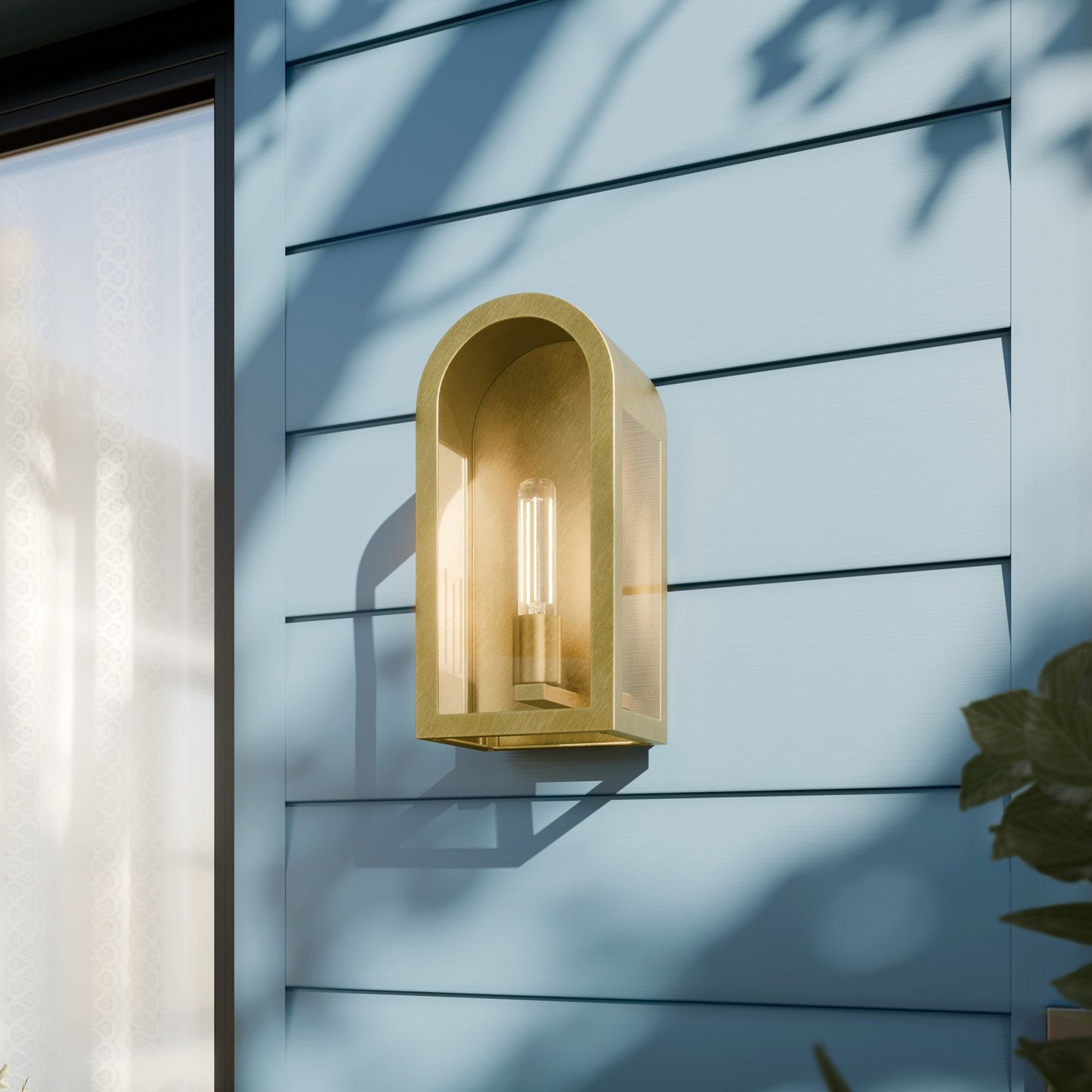KICHLER 59200NBR Marea One Light Outdoor Wall Mount