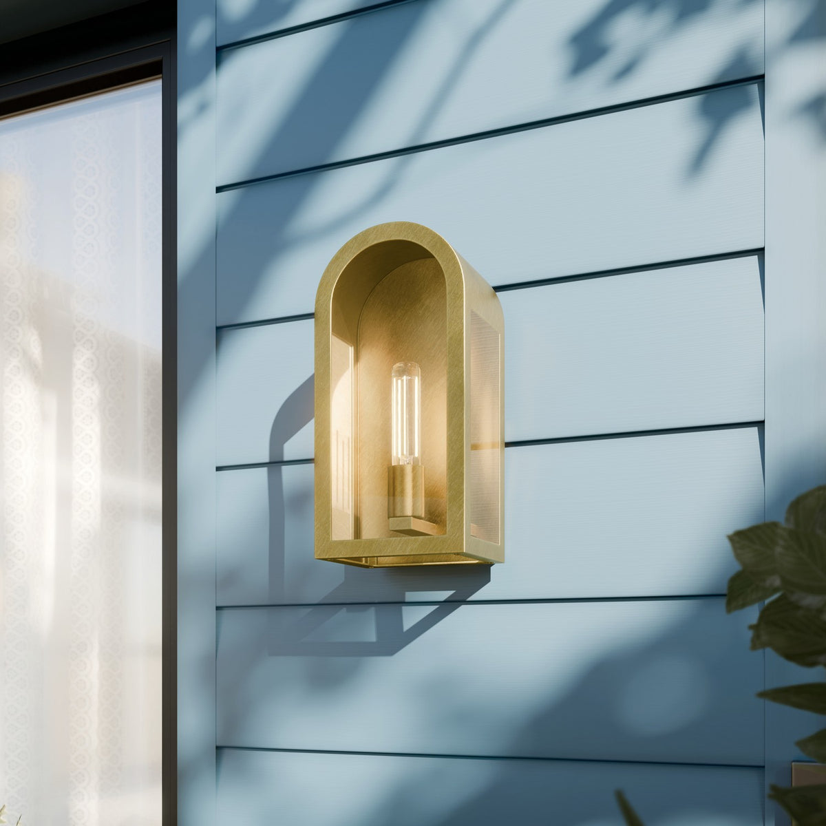 KICHLER 59200NBR Marea One Light Outdoor Wall Mount